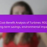 Cost-Benefit Analysis of Turbines: ROI, long-term savings, environmental impact