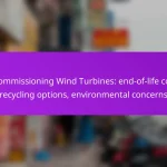 Decommissioning Wind Turbines: end-of-life costs, recycling options, environmental concerns