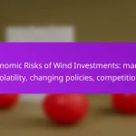 Economic Risks of Wind Investments: market volatility, changing policies, competition