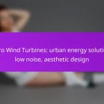 Micro Wind Turbines: urban energy solutions, low noise, aesthetic design